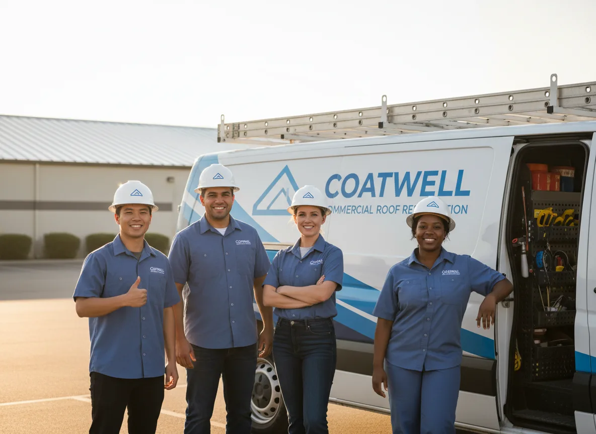 Commercial roof coating company in Eldon, IA